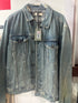 All Saints FRUN JACKET GREEN - Jeans Jacke